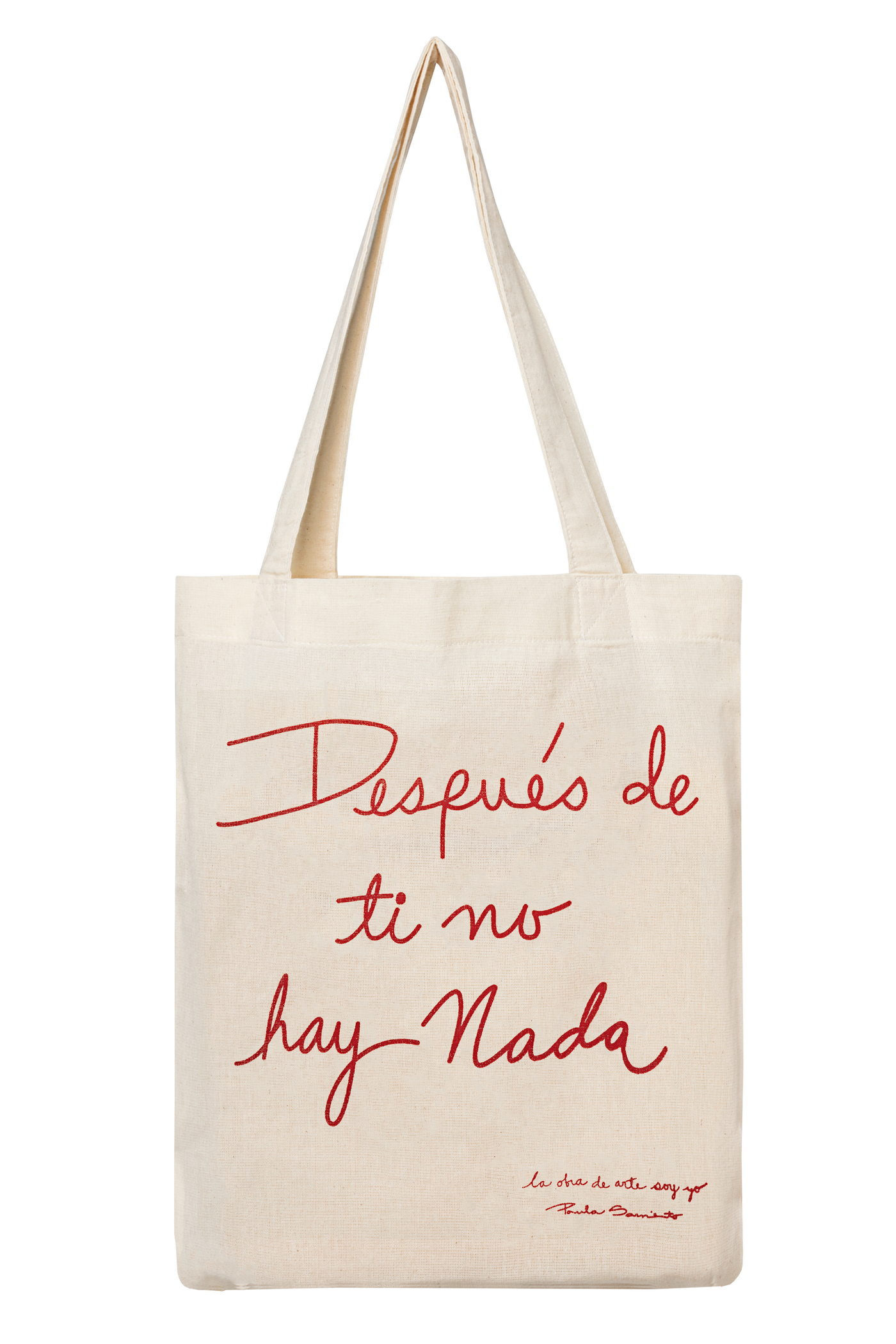 TOTE BAG MANUSCRITO DESPUÉS DE TI NO HAY NADA