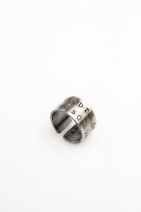 ANILLO PLATA LA OBRA DE ARTE SOY YO MAQUINA DE ESCRIBIR