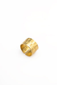 ANILLO BRONCE ITALIANO L'OPERA D'ARTE SONO IO STENCIL