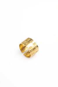ANILLO BRONCE LA OBRA DE ARTE SOY YO STENCIL