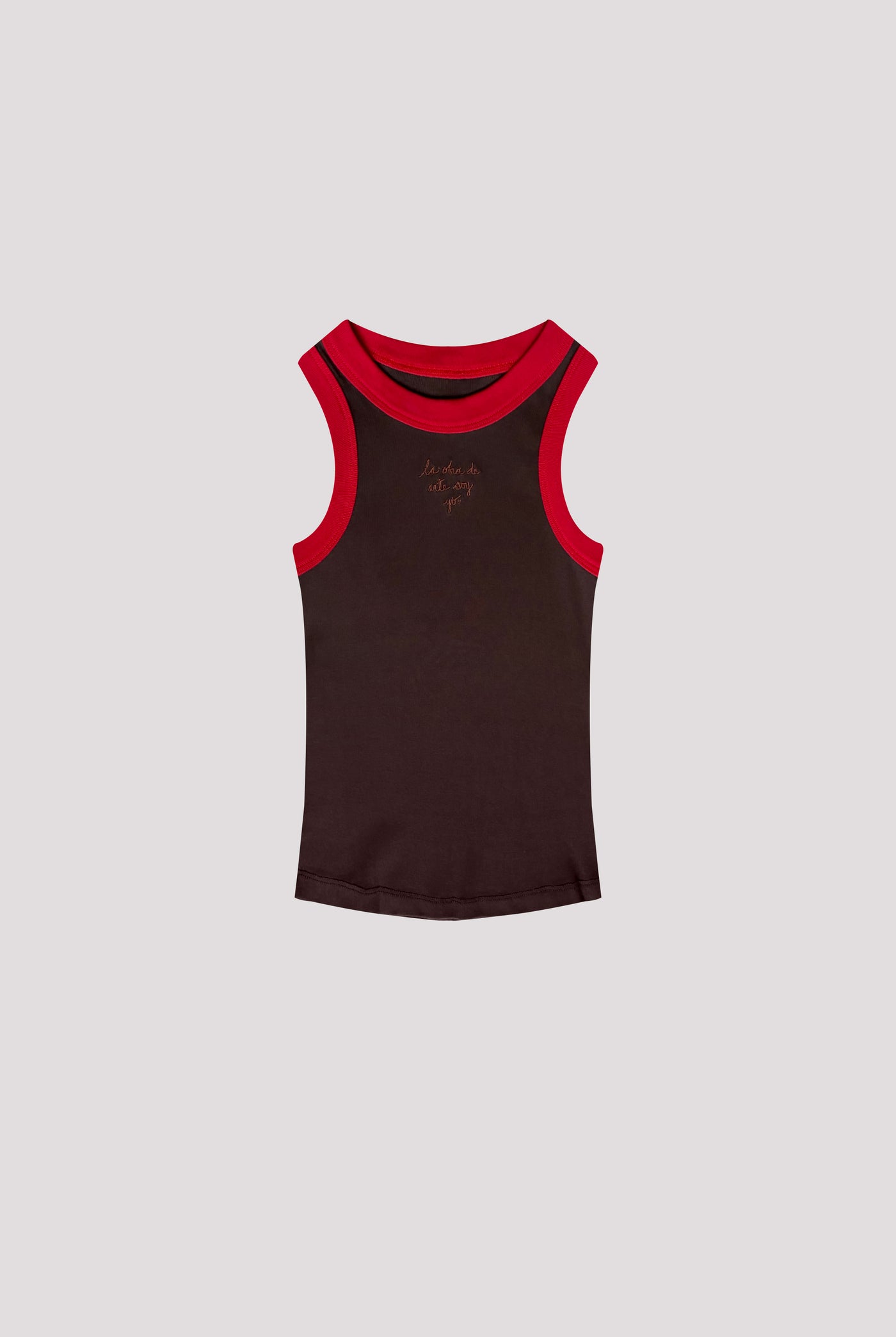 TANK TOP BROWN