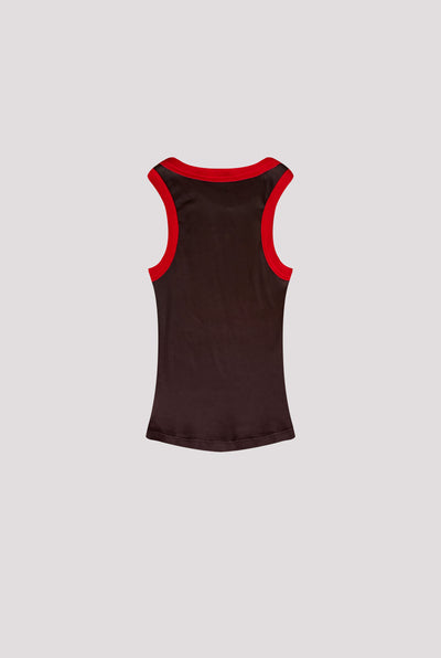 TANK TOP BROWN