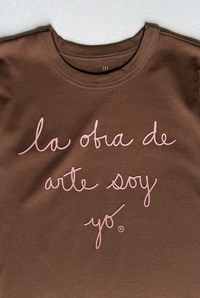 T-SHIRT SYMPHONY IN BROWN