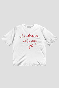 T-SHIRT CLASICA LODASY LETRAS ROJAS