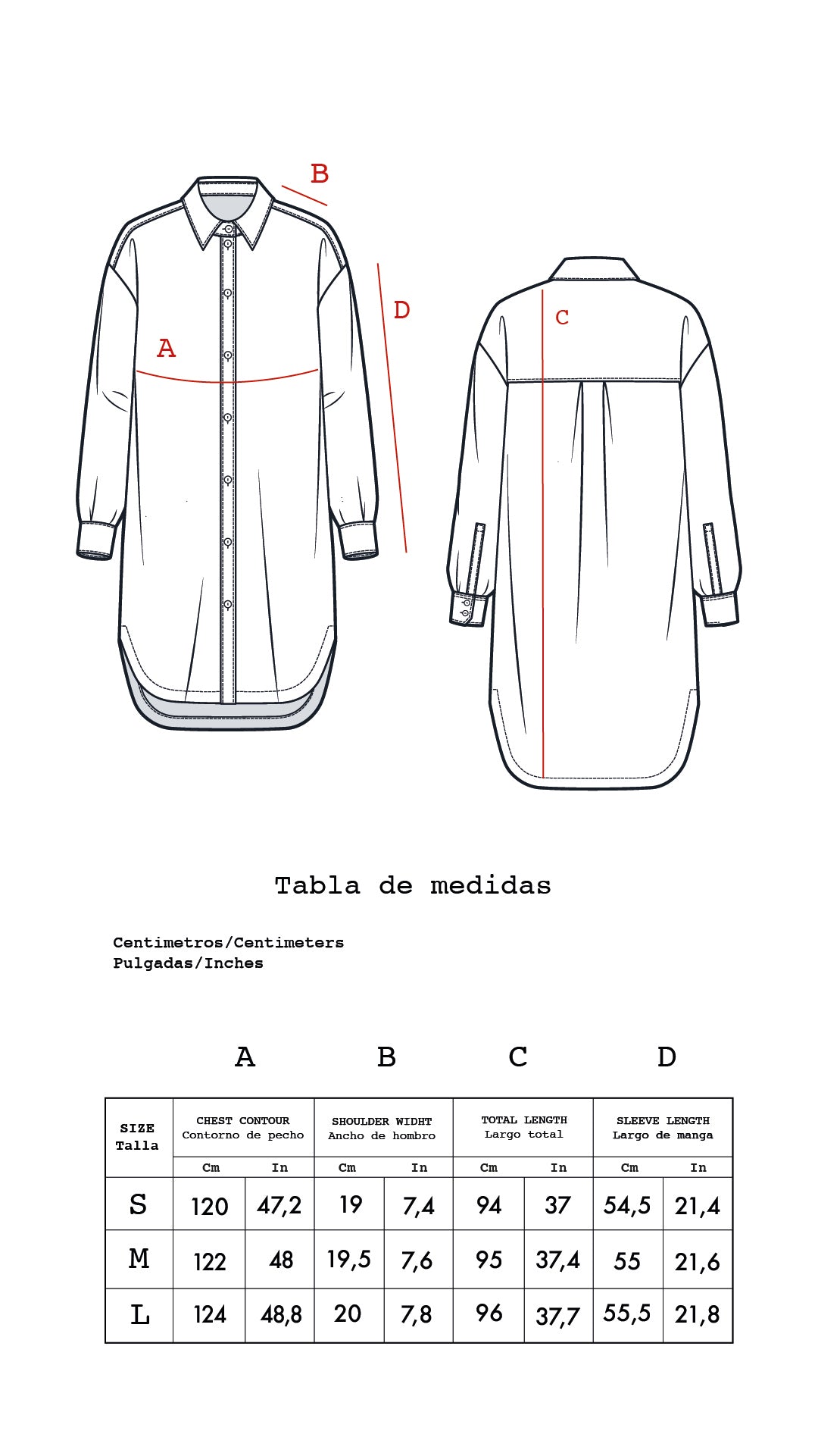 Guía de tallas